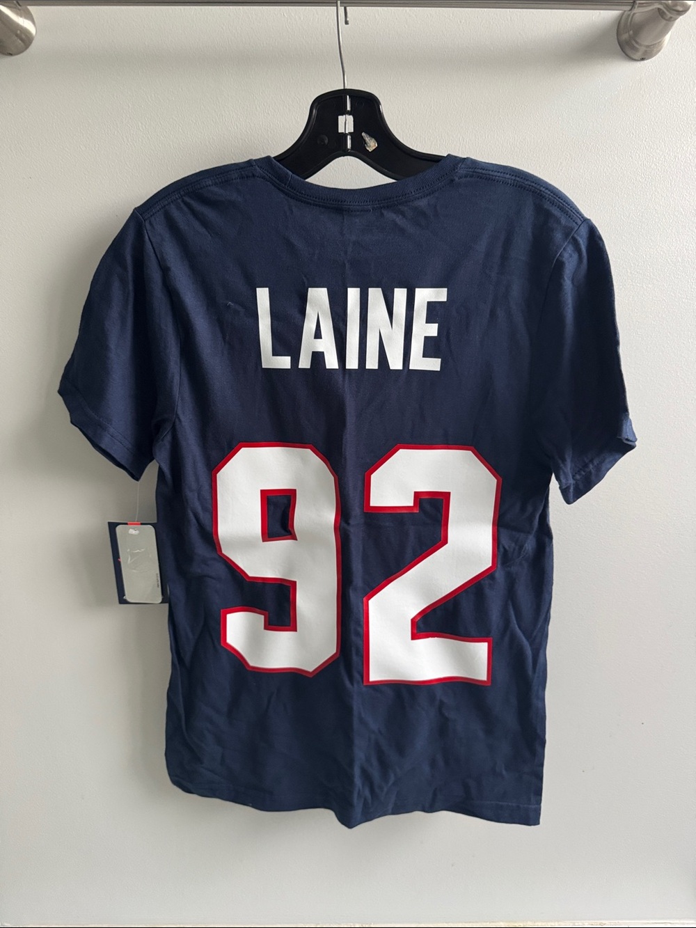 Fanatics Navy Jersey with White and Red Accents